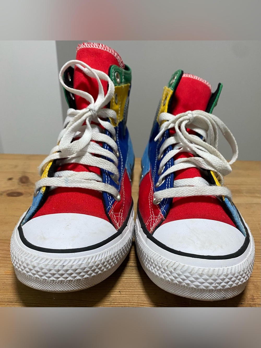 Converse Chuck Taylor All Star High “Patchwork” Men 9 Women 11